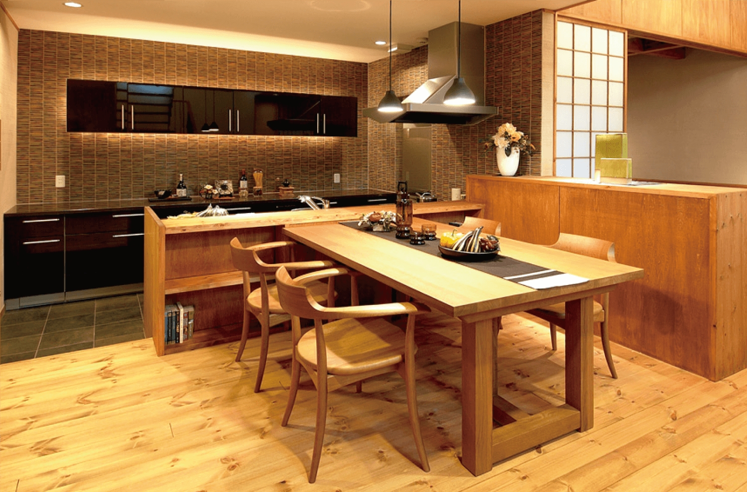 Проекты кухонь в японском стиле