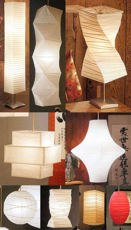 Сёдзи фонари для спальни в японском стиле