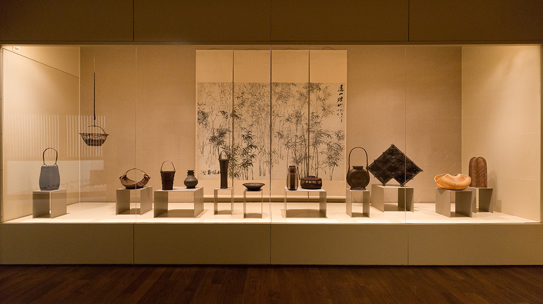 Выставка современных японских корзин
