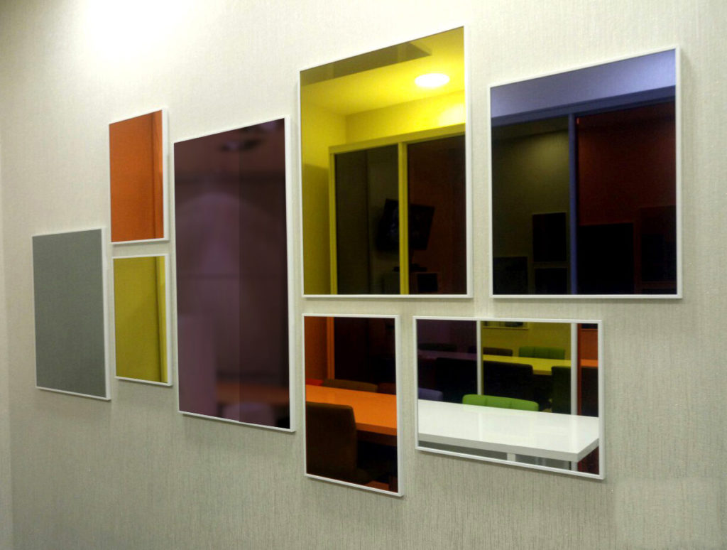 Примеры цветных зеркал