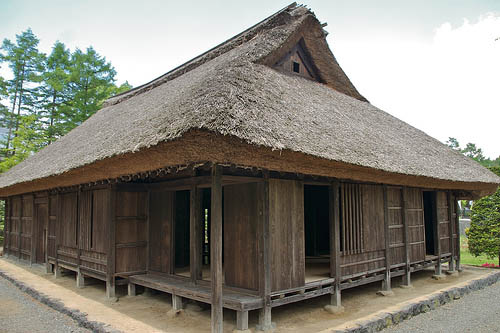 Традиционный японский дом минка.