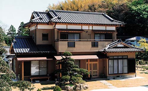 Фото современного дома в японской стилистике.