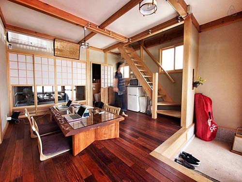 Элементы японского дома и мебели в современном интерьере.