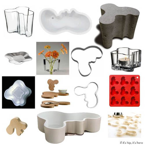 Дизайн вазы Савой вдохновил на создание различных предметов с похожей волнистой формой