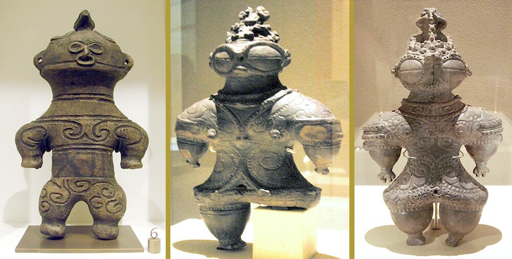 Отдельно стоит отметить статуэтки под названием Догу, которые также относятся к периоду Дзёмон