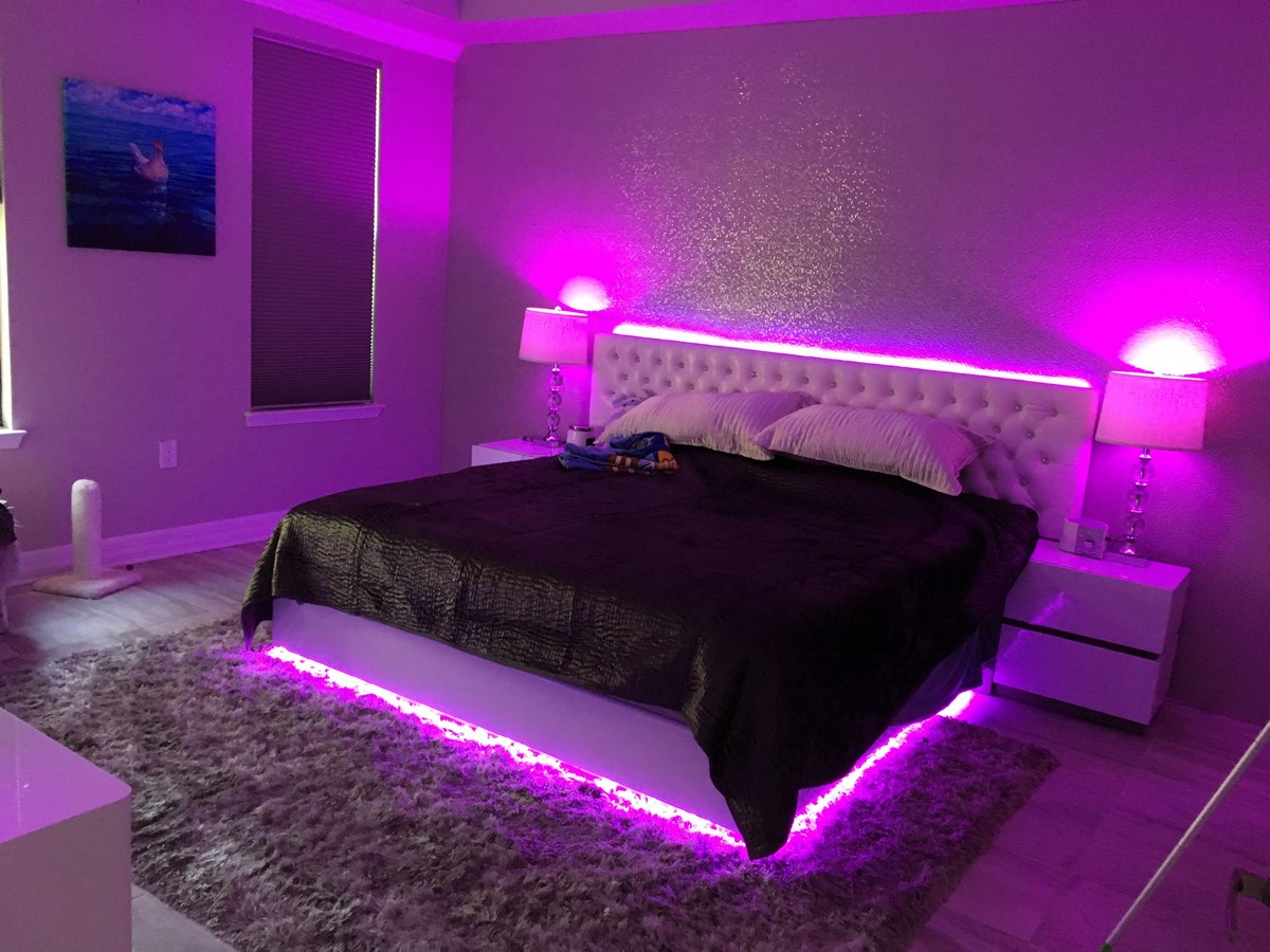 Светодиодная лента для подсветки кровати
