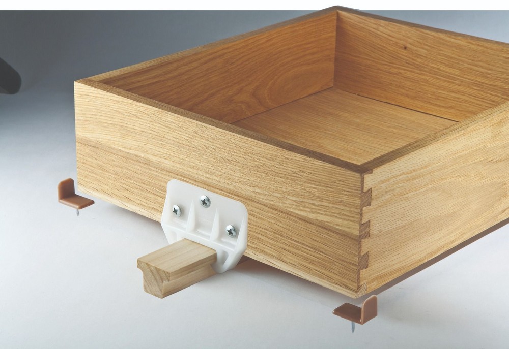 Комплект деревянной направляющей для монтажа по центру ящика